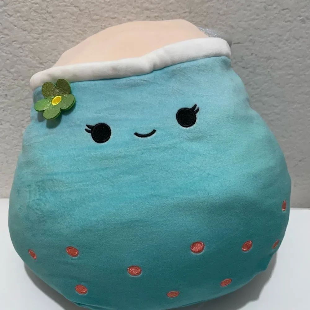 NWOT 12” Jakarria Squishmallows Jakarria the Blue Boba Kelly Toys